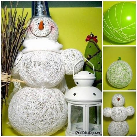 How To Make A Snowman From Balloons And Yarn Pictures Photos And