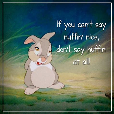 Thumper Bambi Positive Quotes Motivational Quotes Funny Quotes