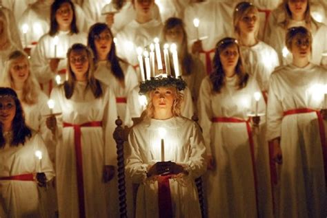 Festival Of Light Sweden S Santa Lucia Comes To Italy
