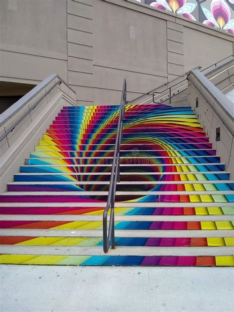 Rainbow Colorful Stairs Editorial Photography Image Of Floor 191000577