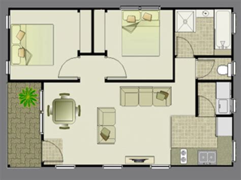 When you're working on your bathroom floor plan, it's not enough to have a flat sketch. 2 Flat Bedroom House Floor Plans For 2 Bedroom House, 2 ...