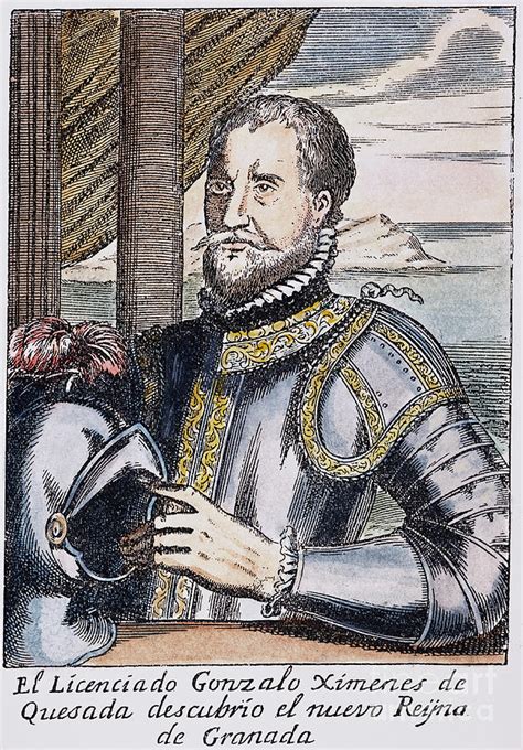 Gonzalo jiménez de quesada was born at cordova, probably of a converted jewish family. Gonzalo Jimenez De Quesada Photograph by Granger