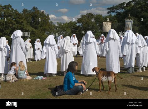 Ancient Order Of Druids Autumn Equinox September Primrose Hill Stock