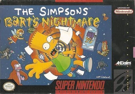 Simpsons The Barts Nightmare Usa Snes Rom