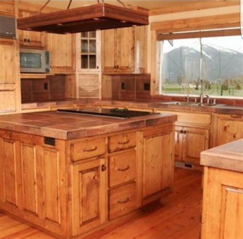 I've been thinking about writing about my kitchen for a while. Pine wood kitchen | Kitchen cabinets for sale, Pine kitchen