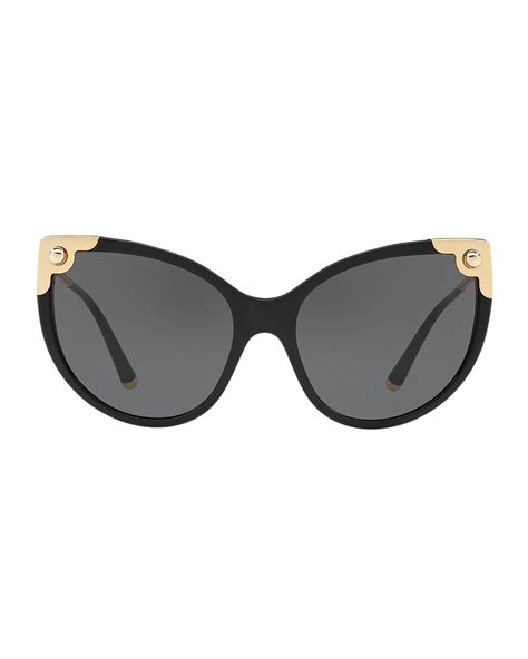 Dolce And Gabbana Acetate And Metal Cat Eye Sunglasses