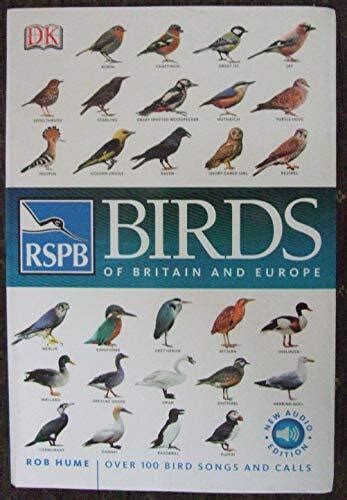 Rspb Birds Of Britain And Europe New Audio Edition By Rob Hume Book