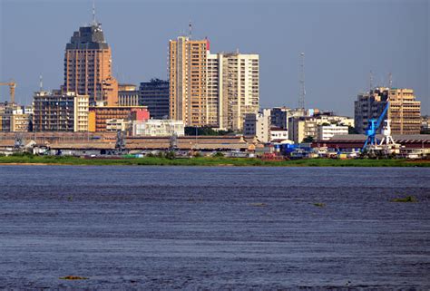 Kinshasa Central Business District Congo Skyline Stock Photo Download