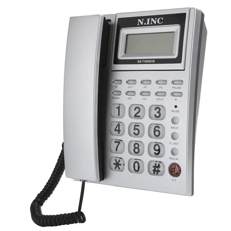 Corded Telephone Desktop Phone Caller Id Answering Machine Landline