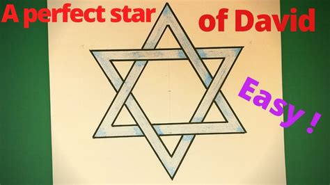 The Star Of David Geometrical Construction And Drawing Youtube