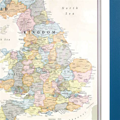 Uk Classic Map Print By Maps International