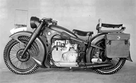 But by the time world war ii rolled around, bmw's design & engineering was already. BMW R12 Medium-class Military Motorcycle