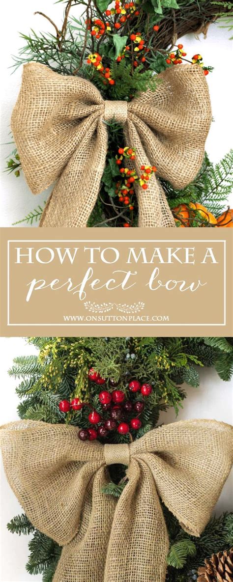 How To Tie A Bow For A Wreath Ahowtoi