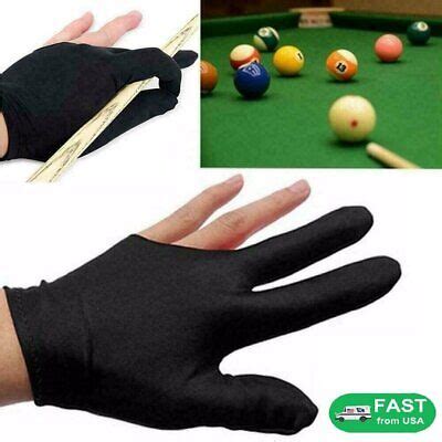 Pack Fingers Billiard Cue Pool Gloves Left Hand Snooker Nylon Accessories Ebay
