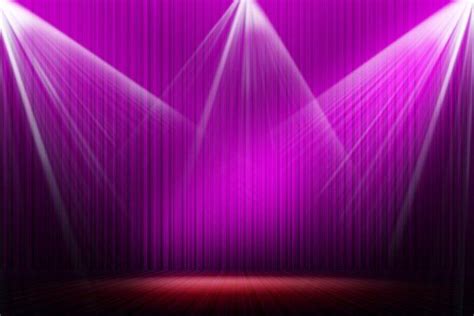 Purple Stage Light Containing Abstract Backdrop And Background