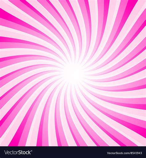Pink Background Spiral Star Shape Pattern Vector Image