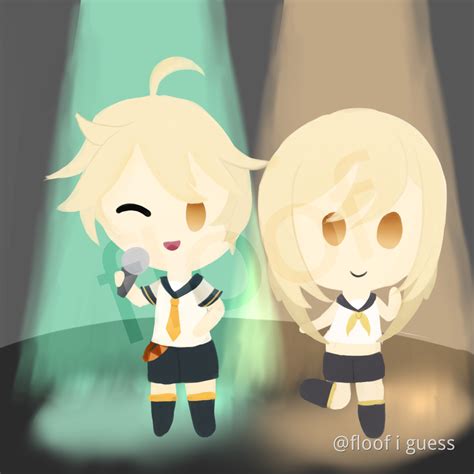 I Drew Aether And Lumine As The Kagamine Twins Genshin Impact