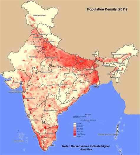 Population Density Of India Shown In D Mapporn R India India Map My
