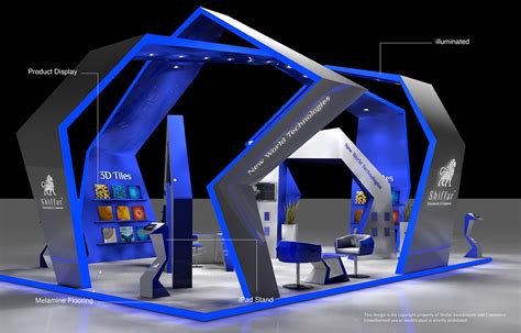 3d Exhibition Booths On Behance