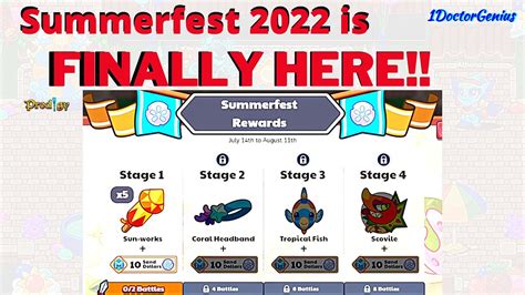 Finally Summerfest 2022 Is Here New Season Rewards Pets Armor