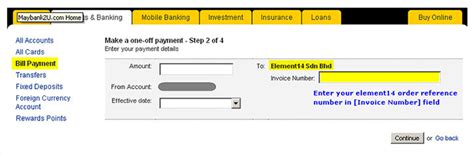 But, i didn't see how to pay an internet bill. Maybank Payment Guide | element14