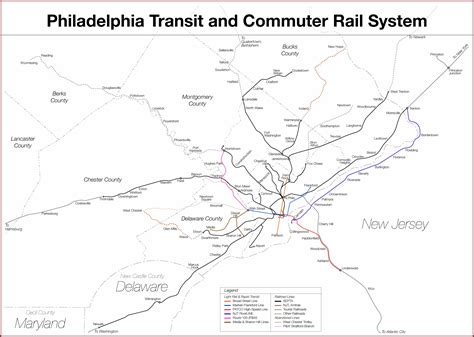Map Of Philadelphia Train System Map Resume Examples Mevrqvrydo