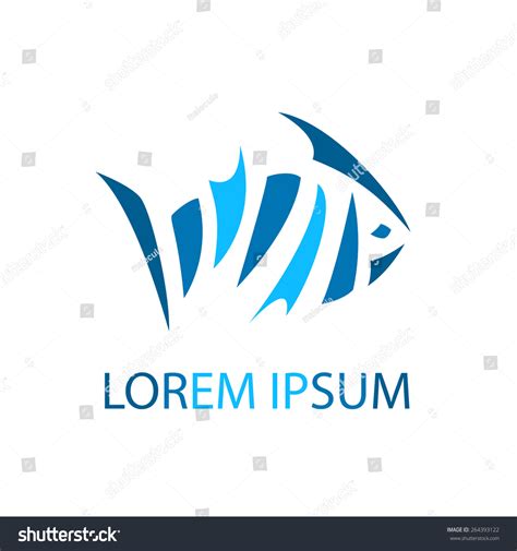 Fish Abstract Logo Template Sea Vector Icon Seafood And Fishing