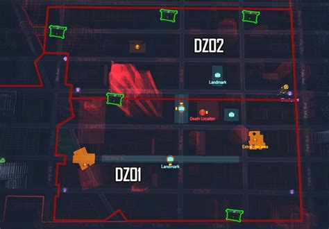 Dark Zone Chest Map Intel Data Tom Clancys The Division Game