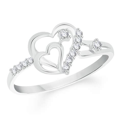 Buy Vk Jewels Silver Plated Silver Ring For Women Online From Shopclues