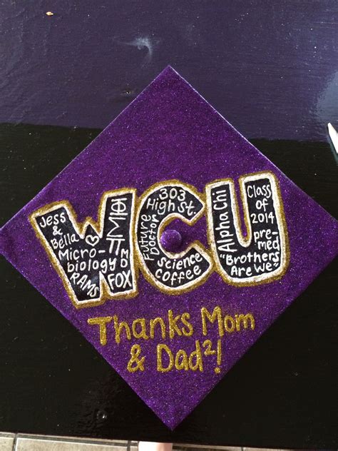 Final Graduation Cap Westchesteruniversity Thanks Mom Graduation