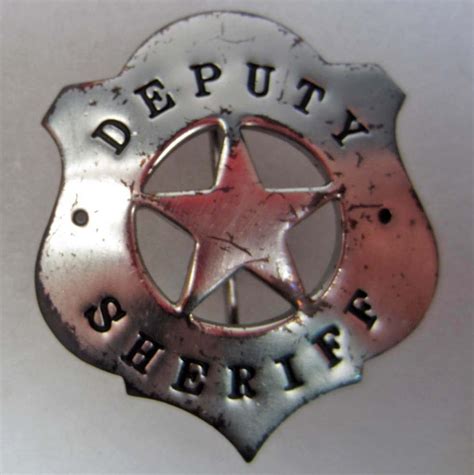 184 Old West Deputy Sheriff Cowboy Era Law Badge