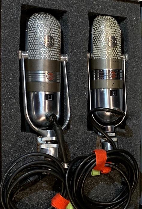 Rca 77 D Ribbon Microphone Pair In Beautiful Condition Reverb