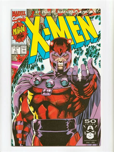 X Men 1 Lot Of All 5 Jim Lee Covers Complete Set Marvel Comics 1991