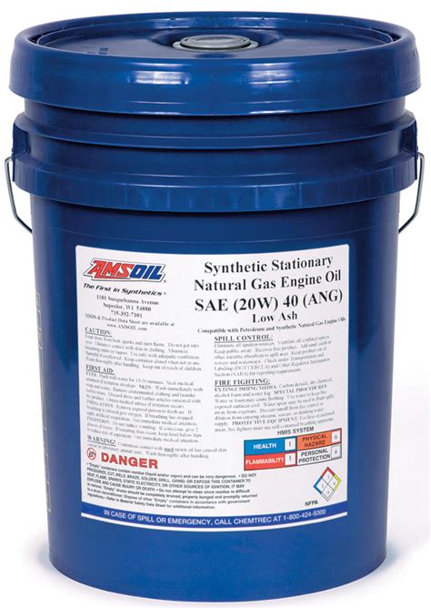 Amsoil Synthetic Stationary Natural Gas Engine Oil