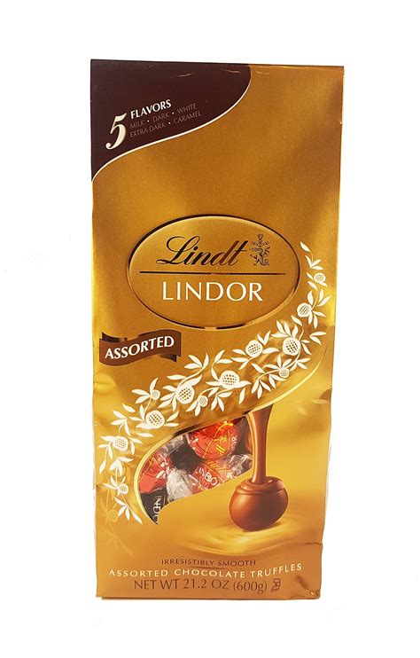 Buy Lindt Lindor Chocolate Truffles 5 Assorted Flavors 212 Oz 50
