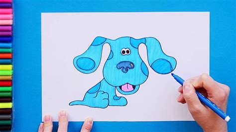 How To Draw Blue The Dog Blues Clues Show
