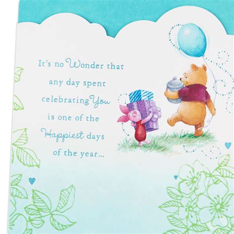 Winnie The Pooh Happiest Days Friend Birthday Card Greeting Cards