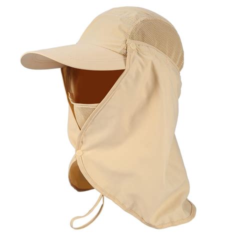 Mgaxyff Sun Protection Hat5colors Outdoor Fishing Hiking Hunting Ear