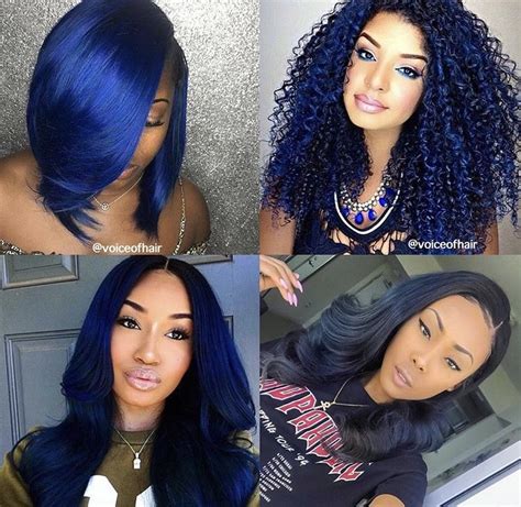 Hair color designed for african american hair in general, tends to be more nourishing and more pigmented for better looking results. Best Images of Blue on African American Women | Styling ...