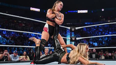 Ronda Rousey Makes Charlotte Flair Tap Out After Scoring The Win In Her