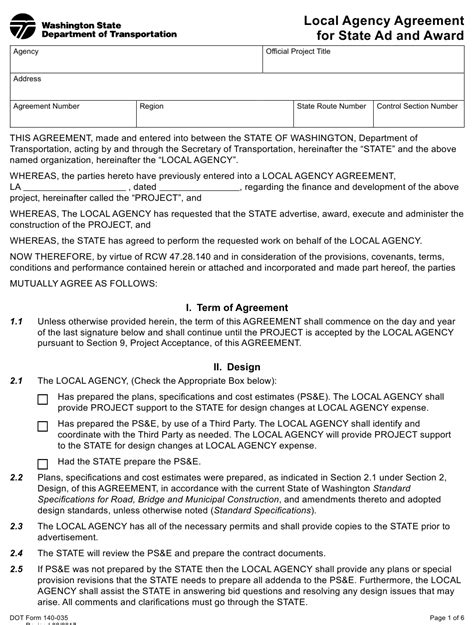 Dot Form 140 035 Fill Out Sign Online And Download Fillable Pdf