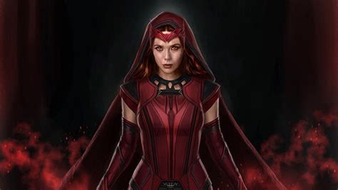 Wandavision Concept Art Features Scarlet Witchs Red Riding Hood Look