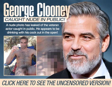 George Clooney Naked Telegraph