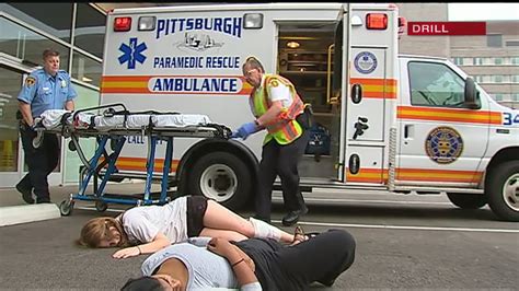 Mass Casualty Drill Held At Upmc Presbyterian Hospital Wpxi