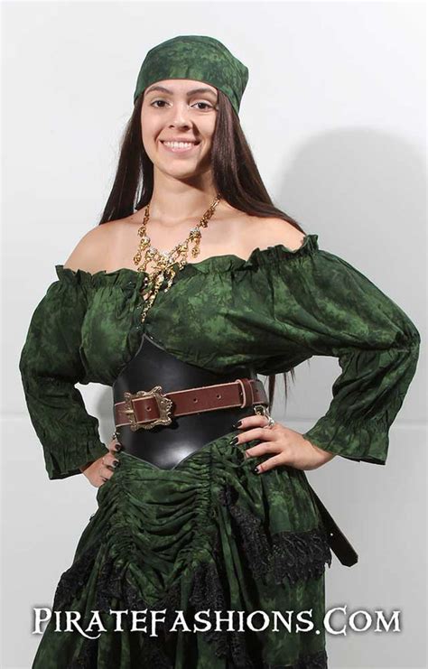 Saucy Pirate Wench Top Pirate Fashions