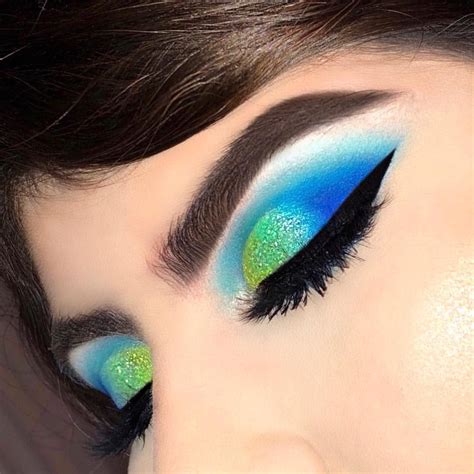 Blue And Green Eyeshadow Ig Emvalencia Green Eyeshadow Blue