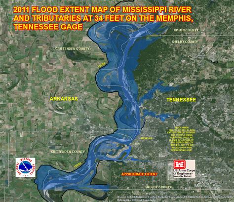 Mississippi River Flooding Map