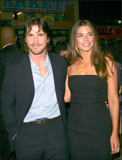 Christian Bale And His Wife Sibi Blazic At The Premiere Of The Prestige Beautiful Couple