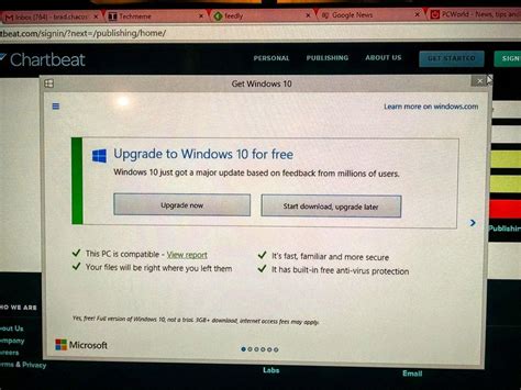 Microsoft Continues To Push Windows 7 And 8 Users To Upgrade To Windows