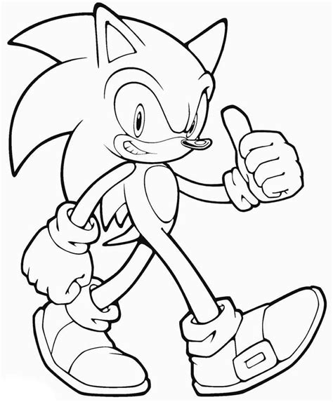 Desenhos De Sonic Para Colorir Como Fazer Em Casa